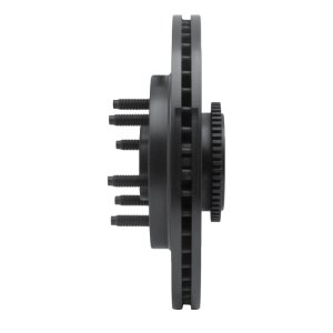 Ford F-150 Brake Rotor (1) - Front Left - R1 Concepts - Drilled & Slotted - Black - `04-`08